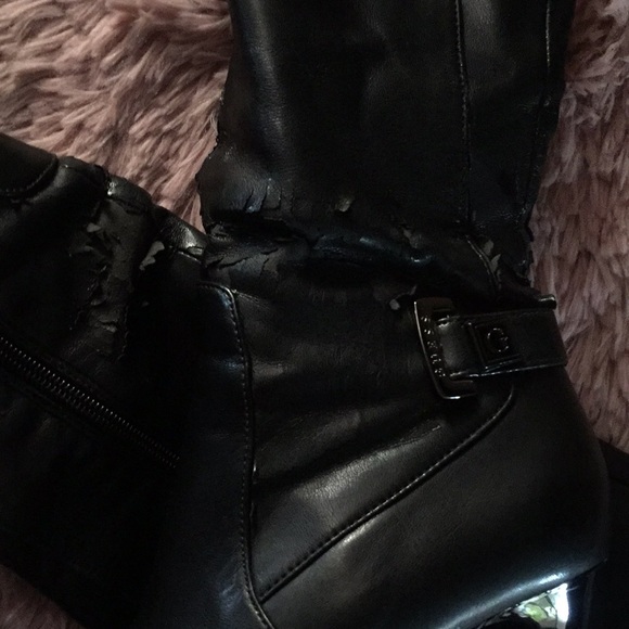 Guess platform 4 in heel boot very distressed - Picture 5 of 16